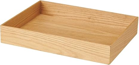 Amazon Co Jp 無印良品 スタッキングシェルフ用トレー オーク材 幅37 5 奥行28 5 高さ6cm