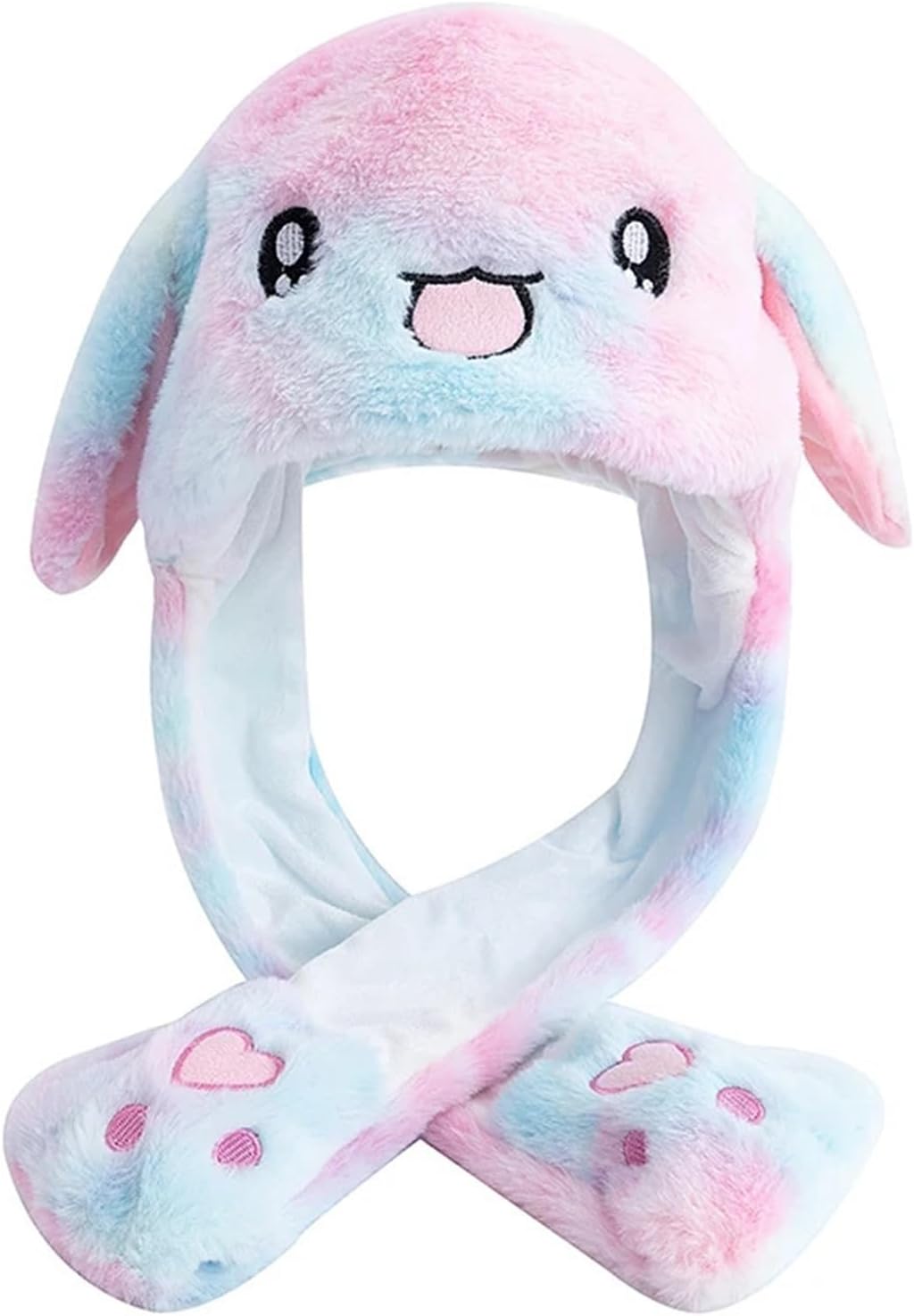 Ear Moving Up Couple Cap, Rabbit Style Plush Winter Hat for Women Girls, Cute Funny Lovely Hat with Moving Ears