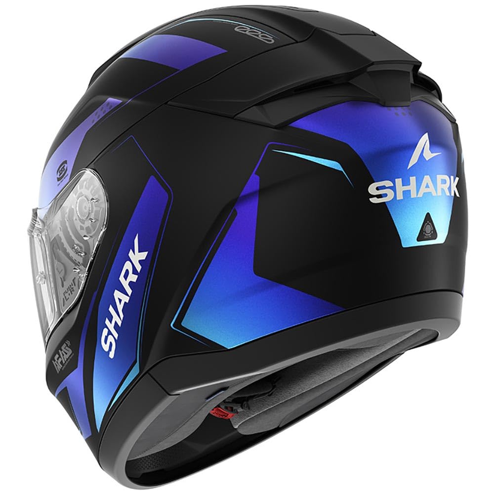 SHARK, Casco Moto Integrale RIDILL 2 MEKARIUM Black Blue KBB, XS