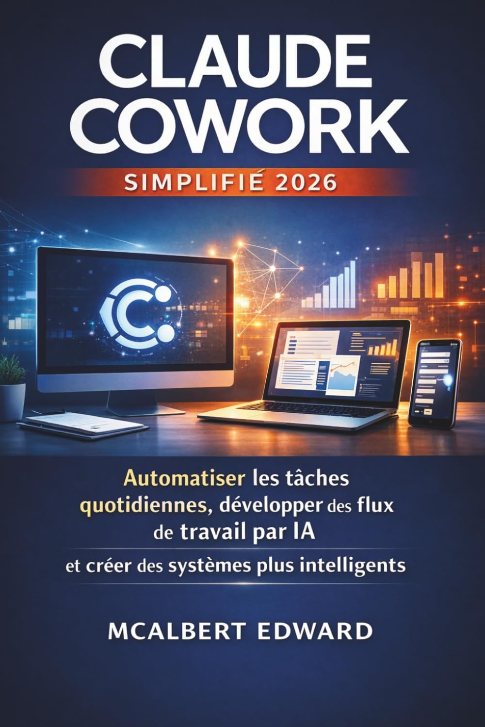 CLAUDE COWORK SIMPLIFIÉ 2026: Automatiser les tâches quotidiennes, développer des flux de travail par IA et créer des systèmes plus intelligents