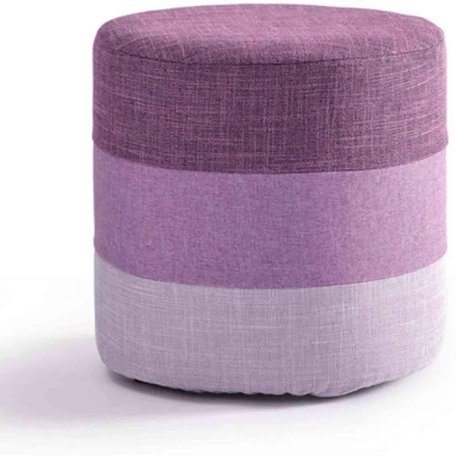 Tabouret ottoman violet pour un salon cocooning et moderne