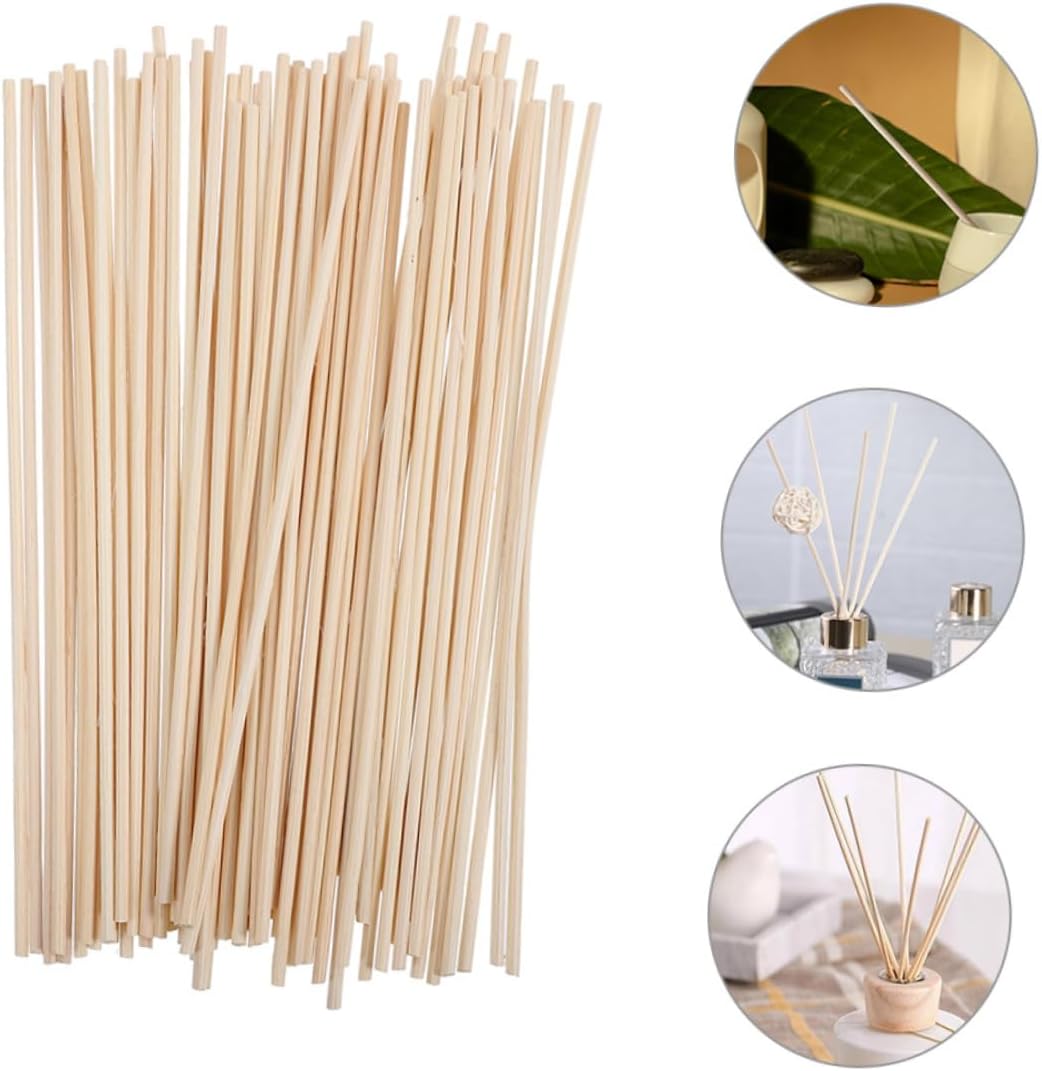 4sets 200pcs Rattan Diffuser Sticks for Essential Oil Aromatherapy Plant Aroma Supplies for Home Office Car Comfortable Decorative Accessory 200pcs*4