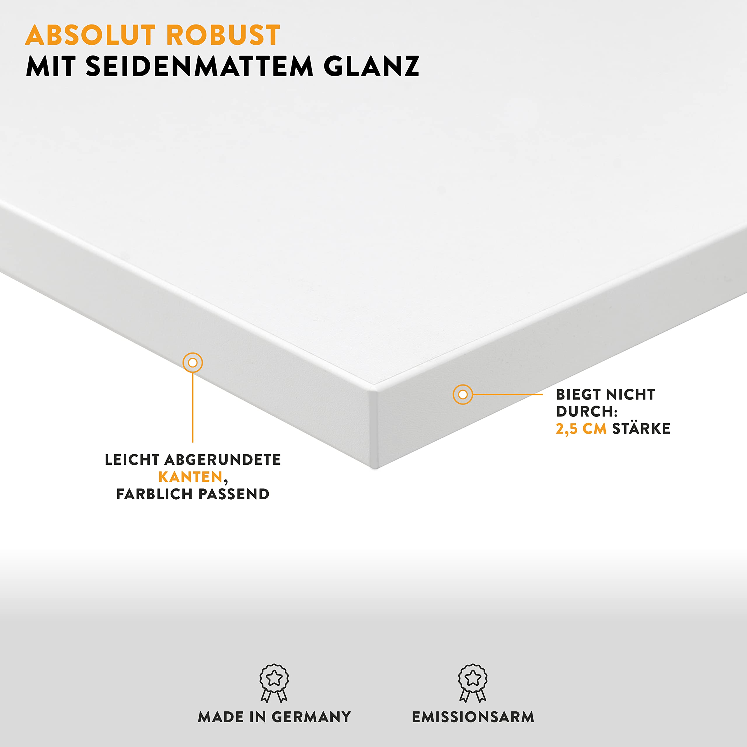 boho office® Konferenztisch, Schreibtisch, Tisch, Schwarz, in der Höhe einstellbar inkl. Tischplatte in 180 x 80 cm in Lichtgrau
