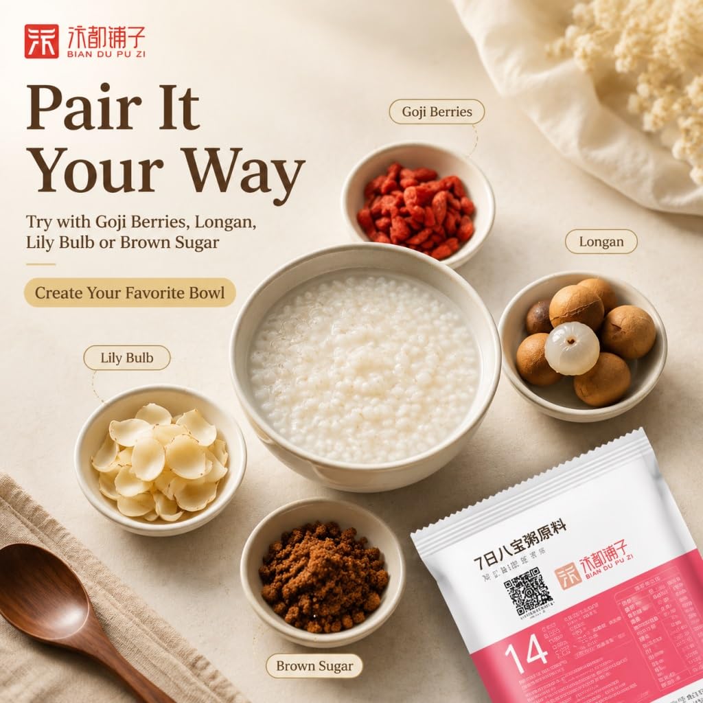 Paquete De Gachas Cereales Mixtos For 28 Días: 4 Sabores, 100 G X Paquetes, Desayuno Nutritivo Cocción Fácil, Solución Comida Rápida