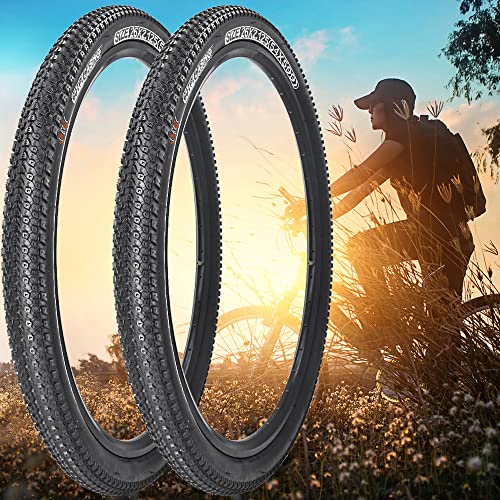 Simeiqi 2 Pack 26X2.125 Inch Mtb Bike Tires Replacement City Trail Bicycle Tires (2 Tires And 2 Levers) #TOP6