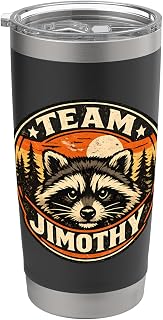 Team Jimothy Viral Raccoon Jimothy Stainless Steel Insulated Tumbler