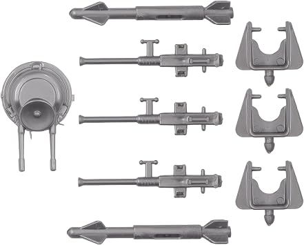 TimMee Plastic Army Men Hercules AC-130 Weapons Silver-Gray Replacement Parts US