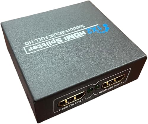 Miniatura 2 de Ckitze BG-521 1x2 2 puertos Power HDMI Splitter Versión 1.4 Certificado Full Ultra HD 4K/2K 1080p y resolución 3D