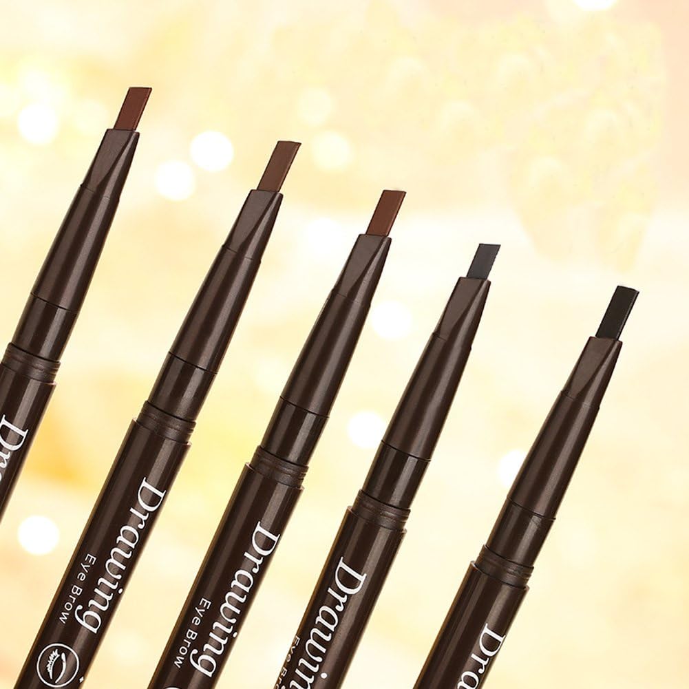 Scala Brand Makeup Eyebrow Automatic Pencil Makeup 5 Style Paint for the Eyebrow Pencil Cosmetics Brow Eye Liner Tools (1pcs, dark brown)