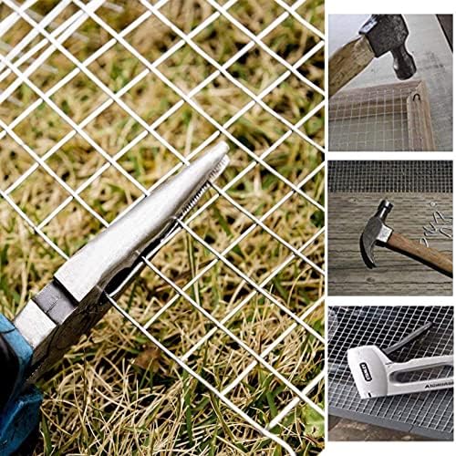 1/2" Square Stainless Steel Welded Wire Mesh - Rust-Proof, Heat-Resistant Rabbit & Chicken Wire for Garden, Home Projects, Animal Fencing, Durable Outdoor Use