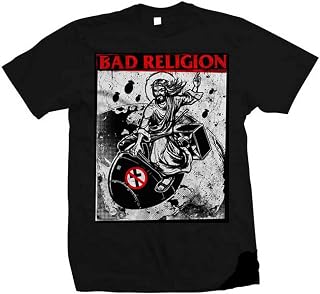 Atomic Jesus Adult T-Shirt - Black (Large)
