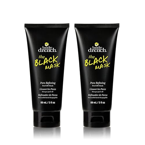 Body Drench The Black Mask, mascarilla facial de refinación de poros, paquete de 2 disponible en Yaxa Venezuela