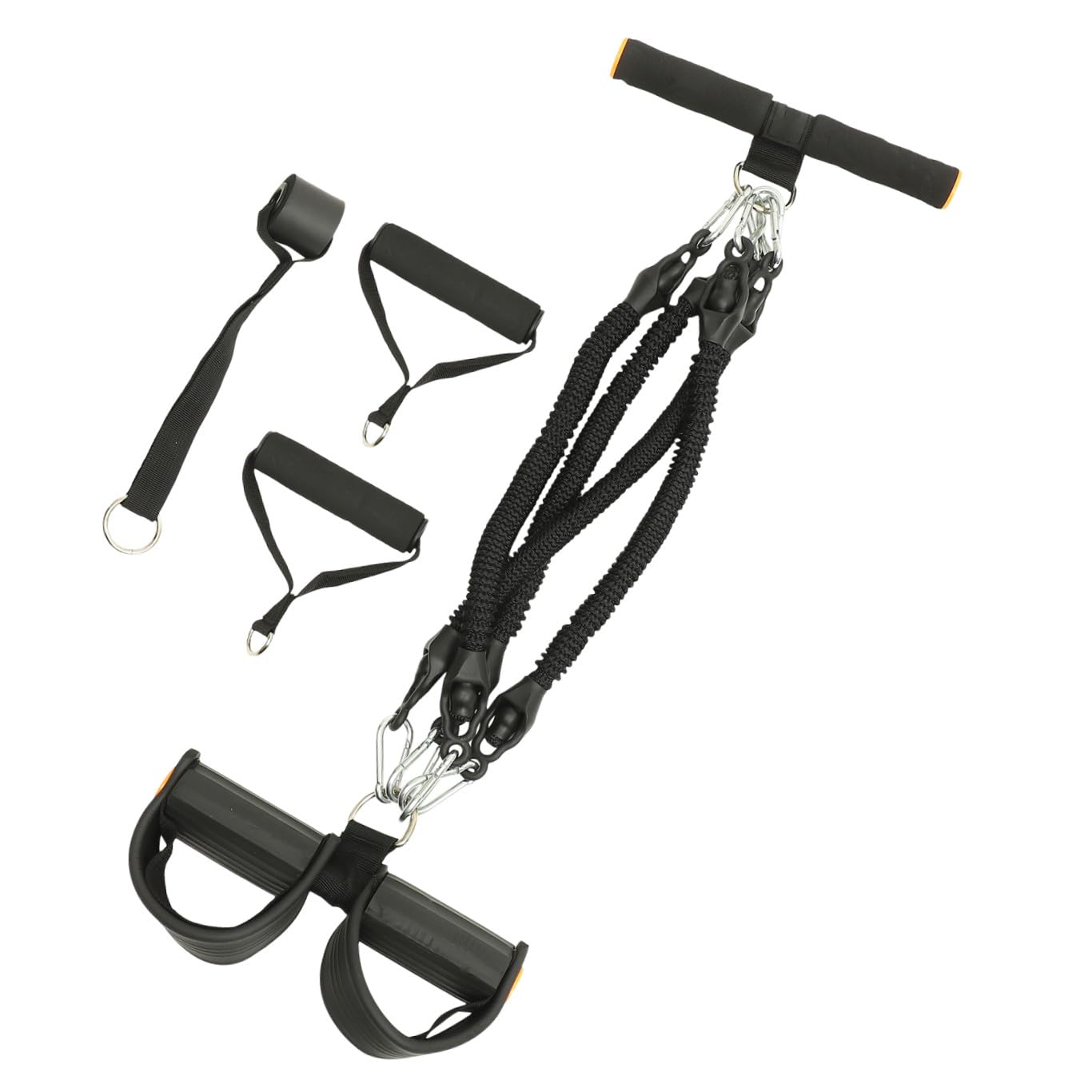 TOYANDONA Attrezzatura per Fitness Domestico Corda di Tensione Elastica Resistente per Esercizi di Trazione Muscolare, Multifunzione per Braccia, Addominali e Spalle, per Allenamento Indoor