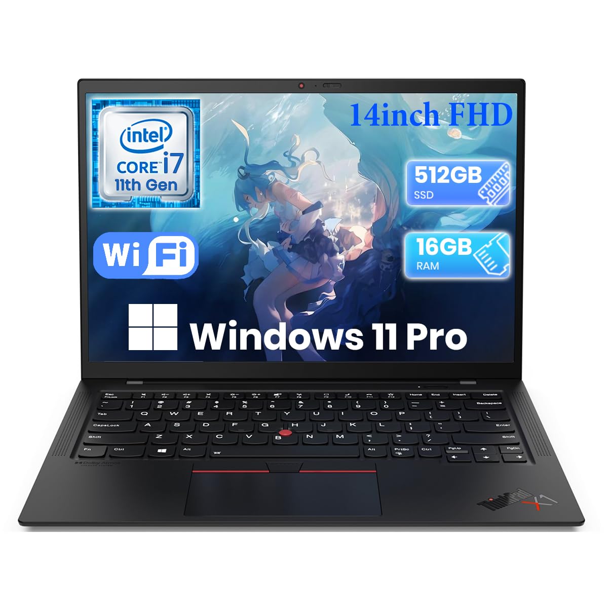 Lenovo - 【美品】Thinkpad X1 Carbon☘メモ16GB☘i7☘SSD512G Amazon.com: Lenovo ThinkPad X1 Carbon Laptop, High