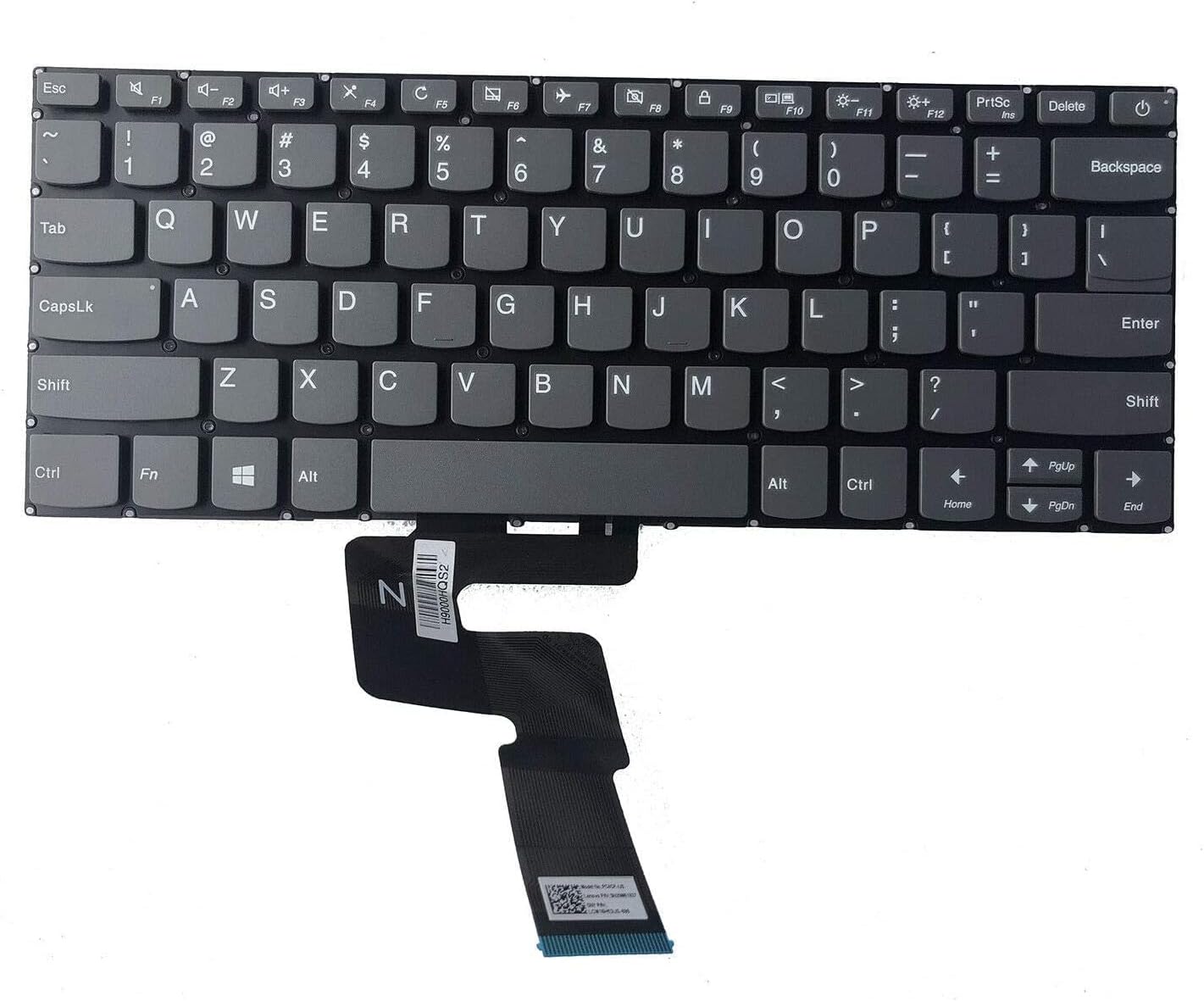 New US Black English Laptop Keyboard (Without palmrest) for Lenovo ideapad 1 Slim 1-14AST-05