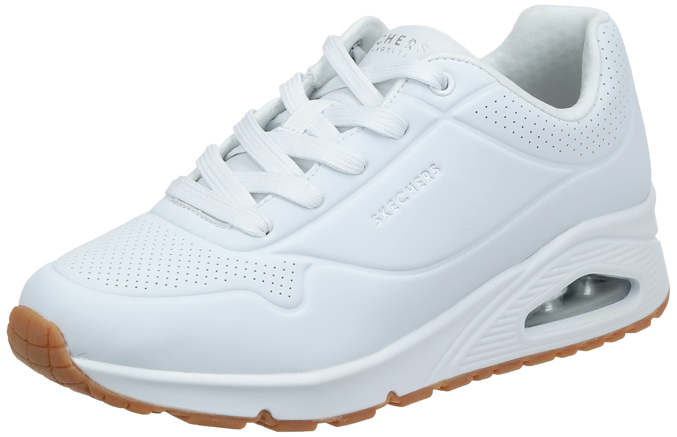 Skechers Femme Uno Stand Air Fashion-sneakers, Blanc, 36.5 EU