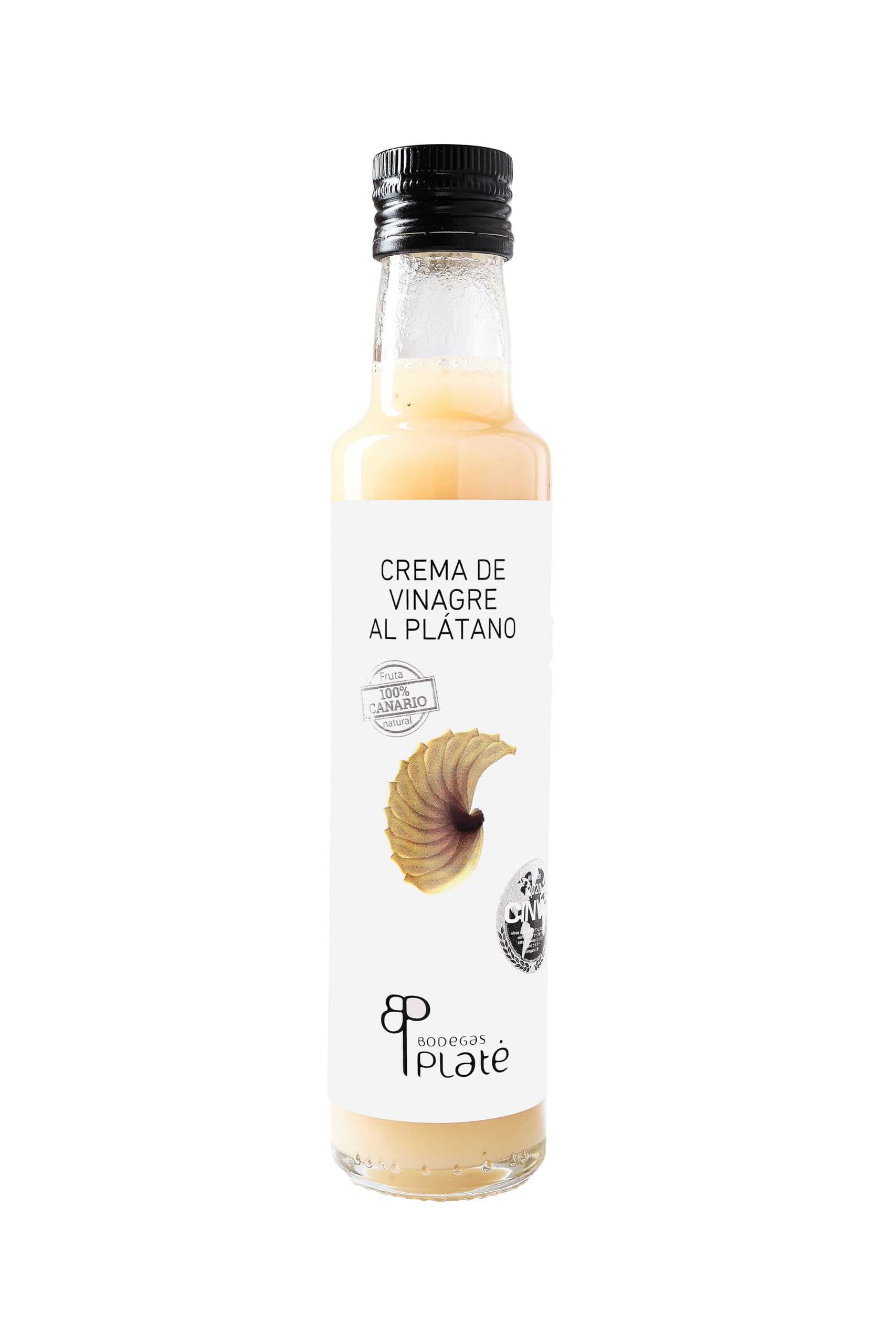 Crema de Vinagre de Plátano 250 ml | Aderezo artesanal natural vegano sin gluten