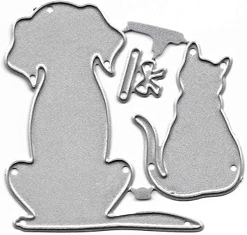 Animal Dog and Cat Cutting Dies, for DIY Scrapbooking Photo Album Decorative Embossing Paper Dies for Card Making Templated