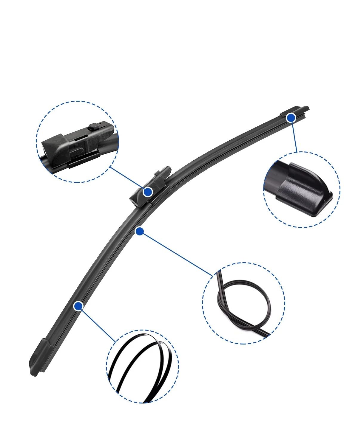 Spazzole Tergicristallo TOYOTA HIGHLANDER U5 (12.2013-11.2019 - 9
