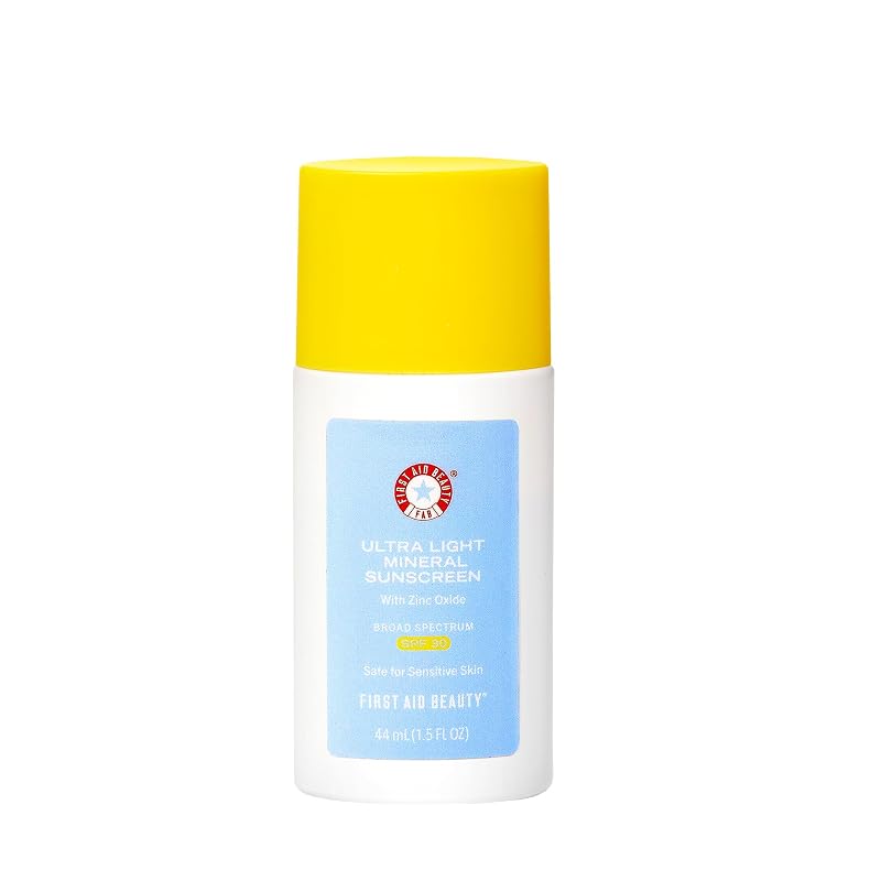 Protetor solar mineral líquido com cor FIRST AID BEAUTY FPS 30, 45 mL