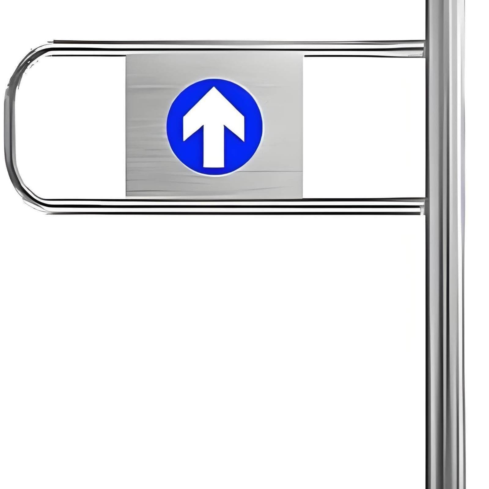 Porta a battente di sicurezza unidirezionale con chiusura automatica cancello