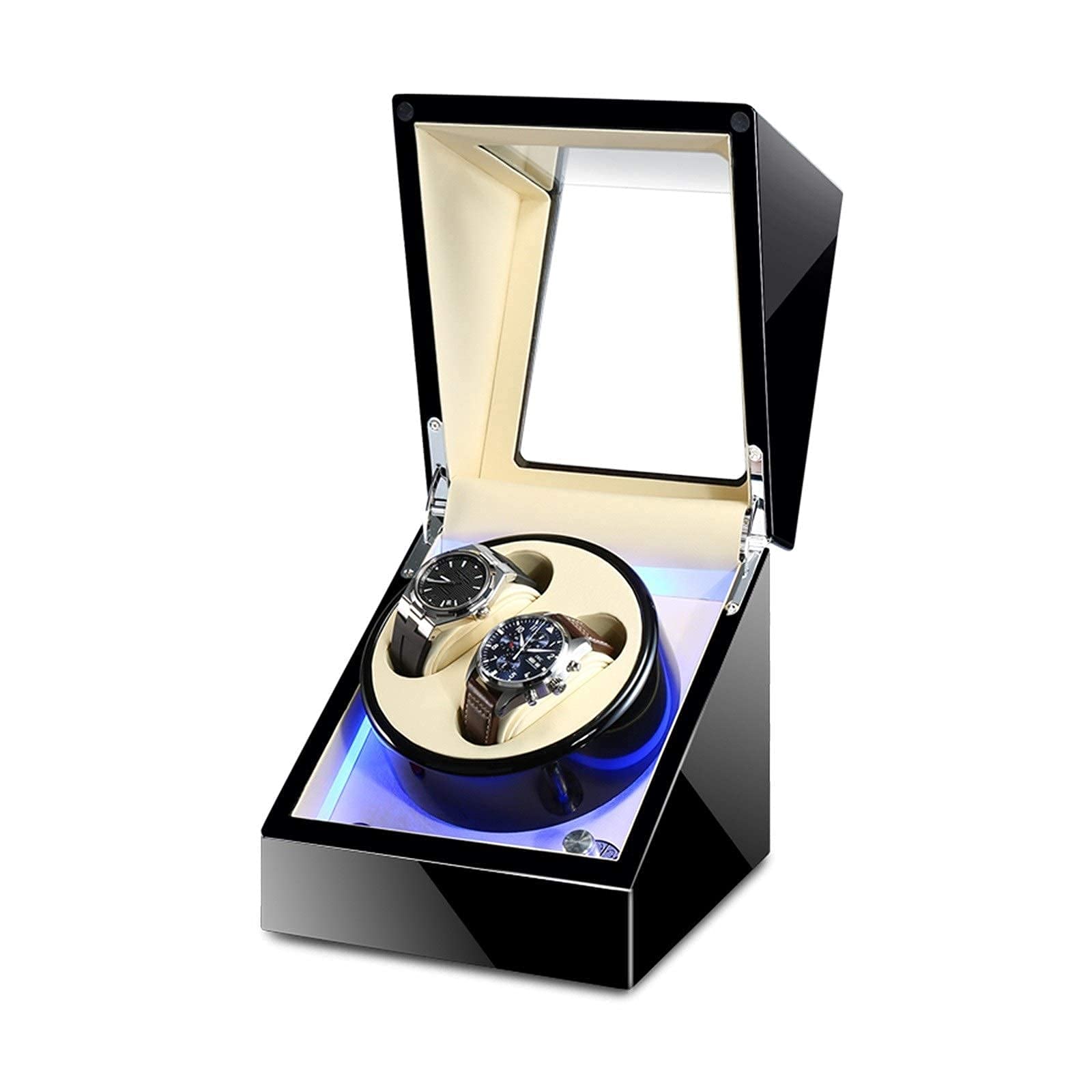 Enrollador automático de relojes caja doble para vestidor