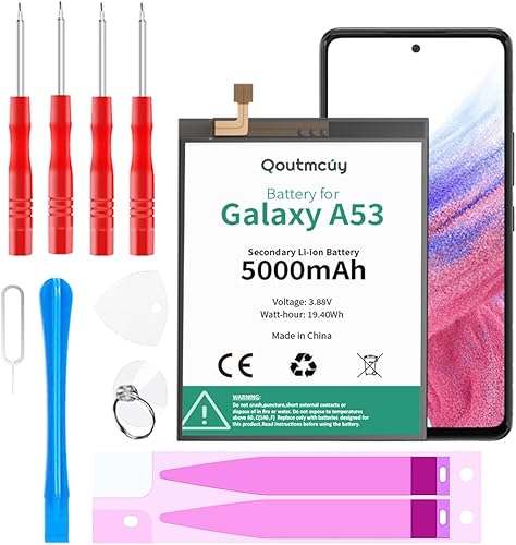 Batería de repuesto para Samsung Galaxy A53, EB-BA336ABY Batería de repuesto para Samsung Galaxy A53 5G SM-A536 SM-A536U SM-A536U1 SM-A5360 SM-A536B