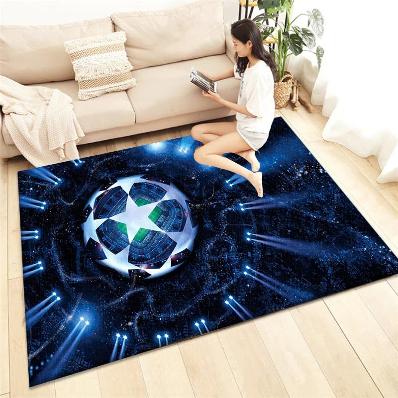 Tapis de football anti-glissant pour salon et pique-nique en famille 60x90cm