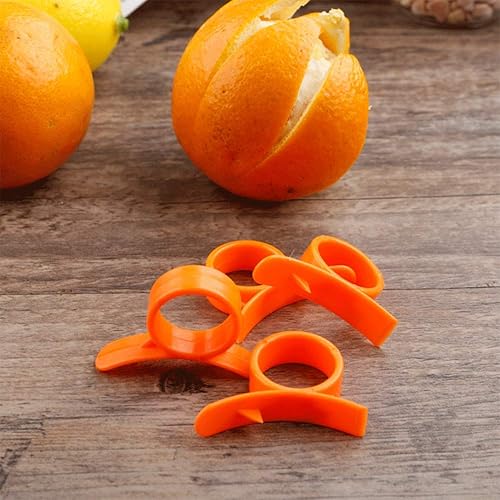Miniatura 2 de AKOAK 10 unidades de limón doméstico, pelador de naranjas, se pueden utilizar para pelar naranjas y limones u otras frutas cítricas y otras
