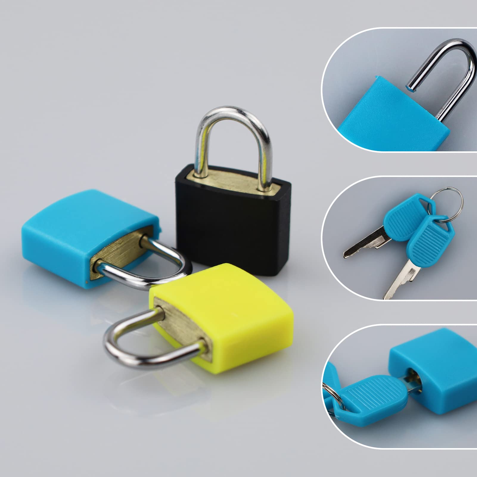 SERRATURA TSA 5 colori per bagagli lucchetto valigia combinazione lucchetto a tenda EUR 35,77