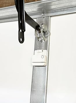 Garage Door Contact Sensor Mounting Bracket Designed for Ring Alarm Contact Sensor 2nd gen. Garage Door security accessory Mounting Bracket ONLY - Simple install and effortless battery replacement