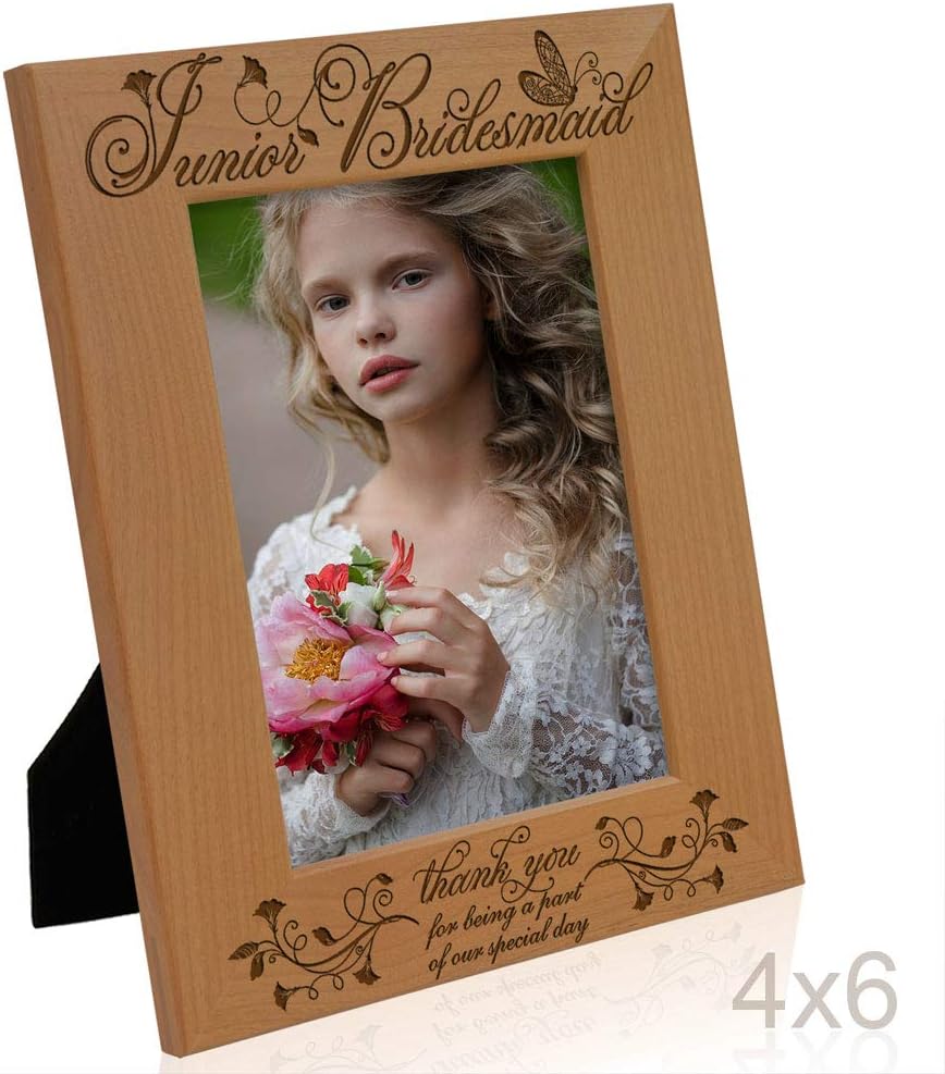 KATE POSH - Junior Bridesmaid - Thank You for Being a Part of Our Special Day - Picture Frame (4x6 Vertical)