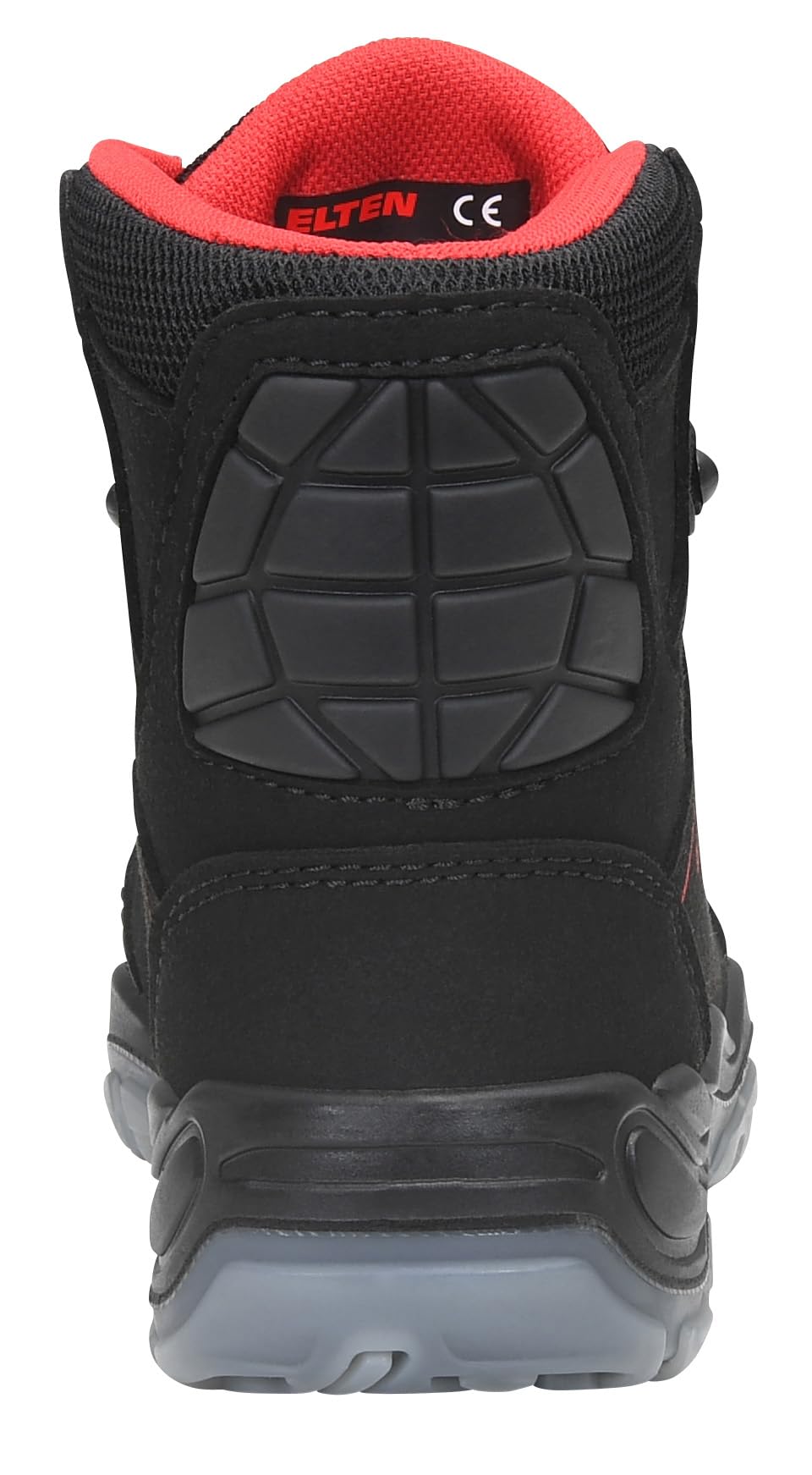 ELTEN GRANT Red XW Mid ESD S2 | Sicherheitsschuhe für Damen & Herren, Stahlkappe, extra weite Passform, leicht, atmungsaktiv