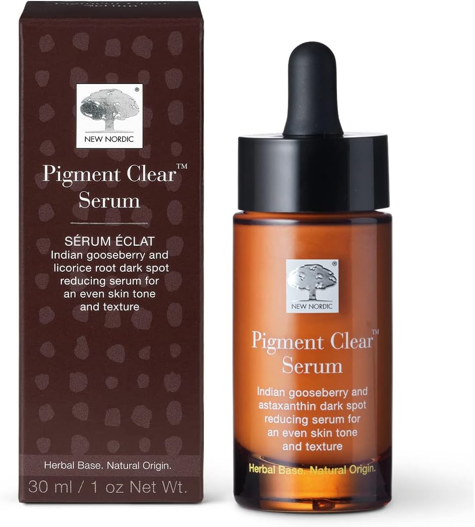New Nordic Pigment Clear Face Serum 30ml, Helps Reduce Dark Spots, Improves Skin Tone and Texture for All Skin Types
