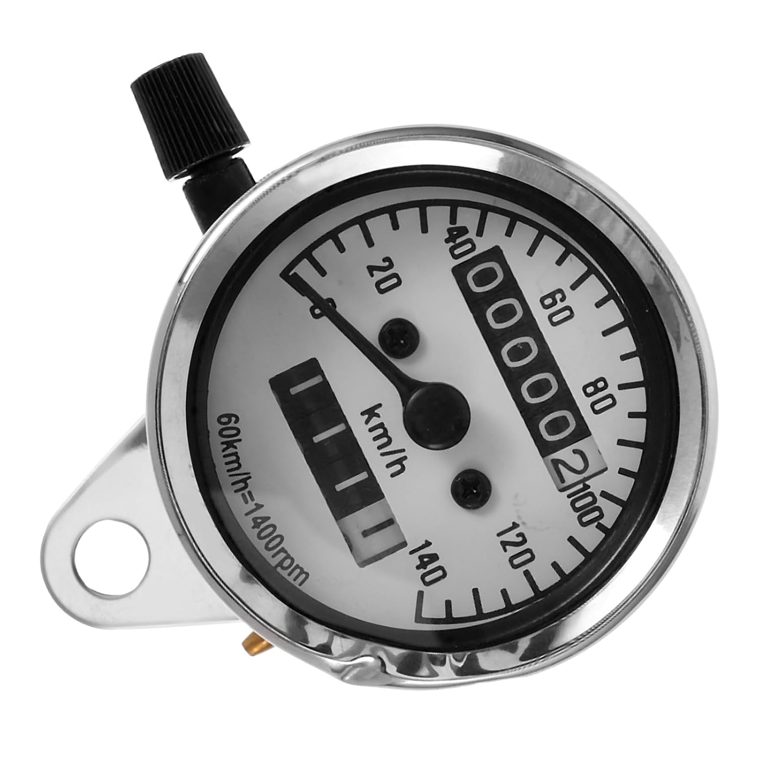 Outanaya Motorcycle Speedometer Gauge Odometer Retro Modified Motorbike Instrument for Motorcycle Supplies Mph Display Compatible for Custom Bikes