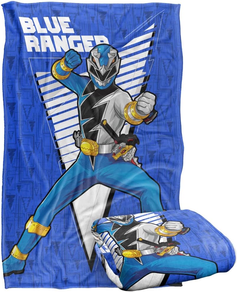 Power Rangers: Dino Fury Blanket, 36"x58" Pink Ranger Character Silky Touch Super Soft Throw Blanket