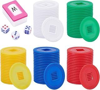 Mahjong Wind Indicator and Chip Set for American Mahjong Play, Letter Mah Jong Game Wind Bettor Game Direction Dice Essential Indicator Accessory for Professional and Casual Entertainment