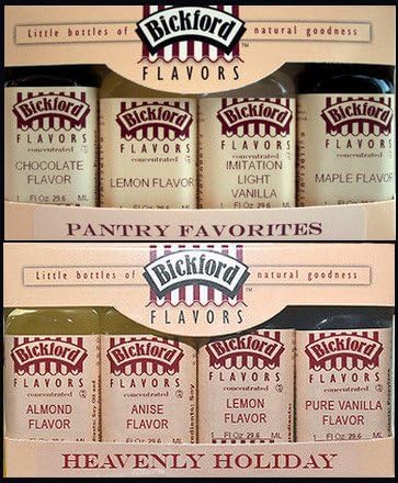 Bickford Flavors "Pantry Favorites & Heavenly Holiday" Flavorings Set