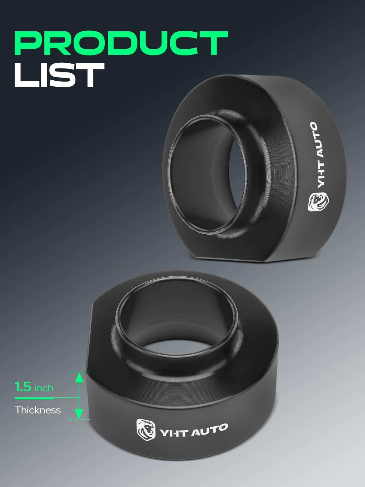 Amazon.com: YHTAUTO 1.5 Inch Front or Rear Leveling Kit Fits Jeep