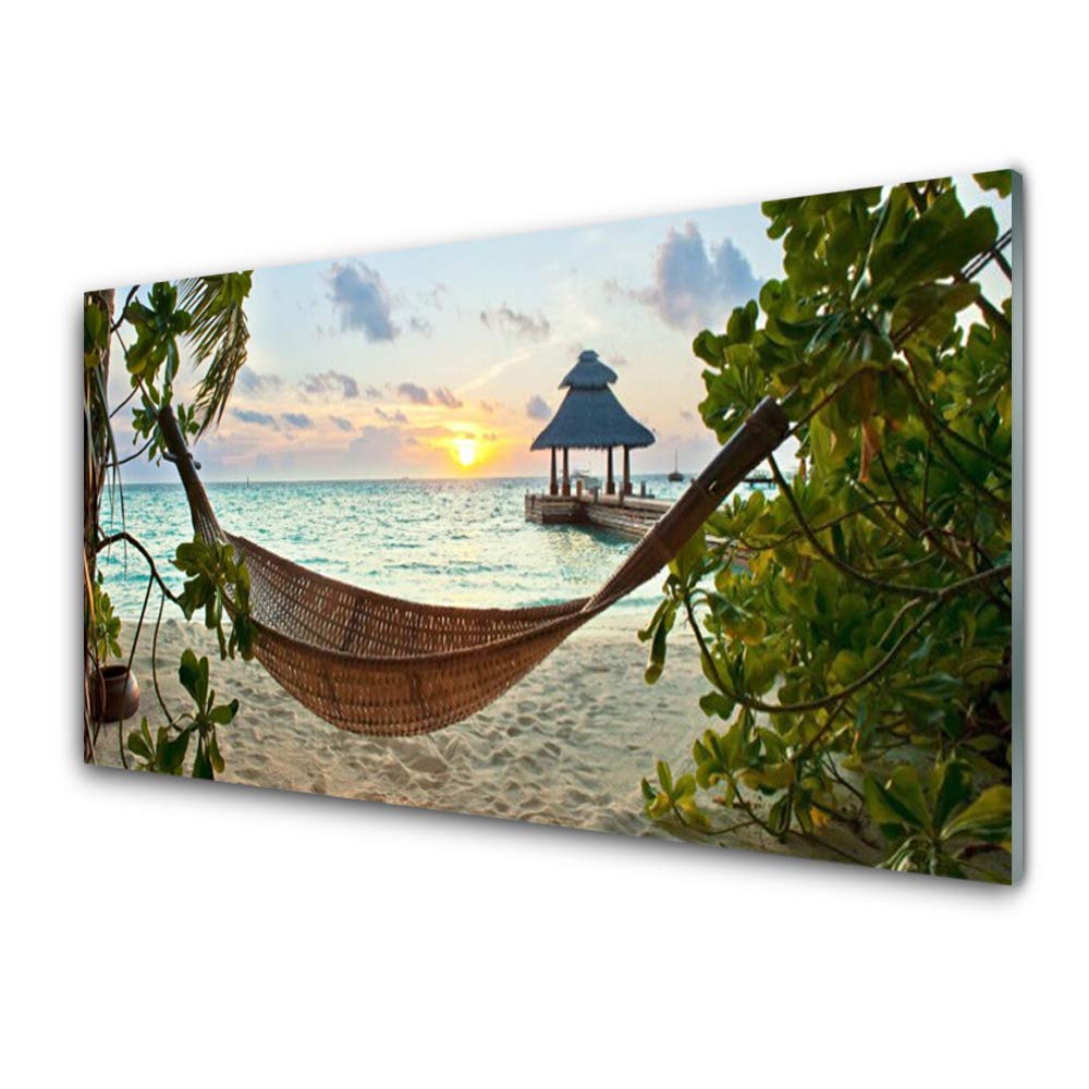 Plastique imprimés Tableau Décoration Tulup 125x50cm de Qualité Premium