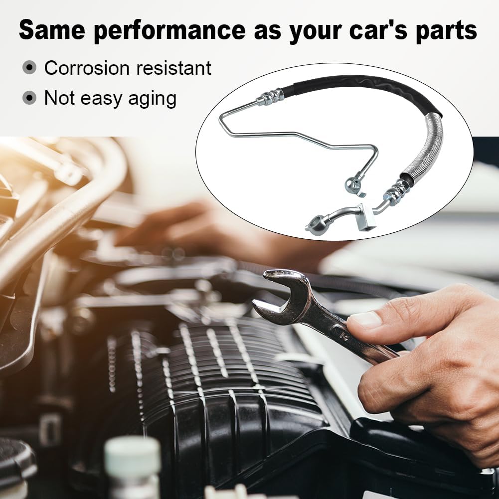 WMPHE Power Steering Pressure Hose Compatible with Nissan Altima 3.5L V6-2008 2009 2010 2011 2012, Nissan Maxima 3.5L V6-2009 2010 2011 2012 2013 2014, Replacement for 3403716, 497209N00A
