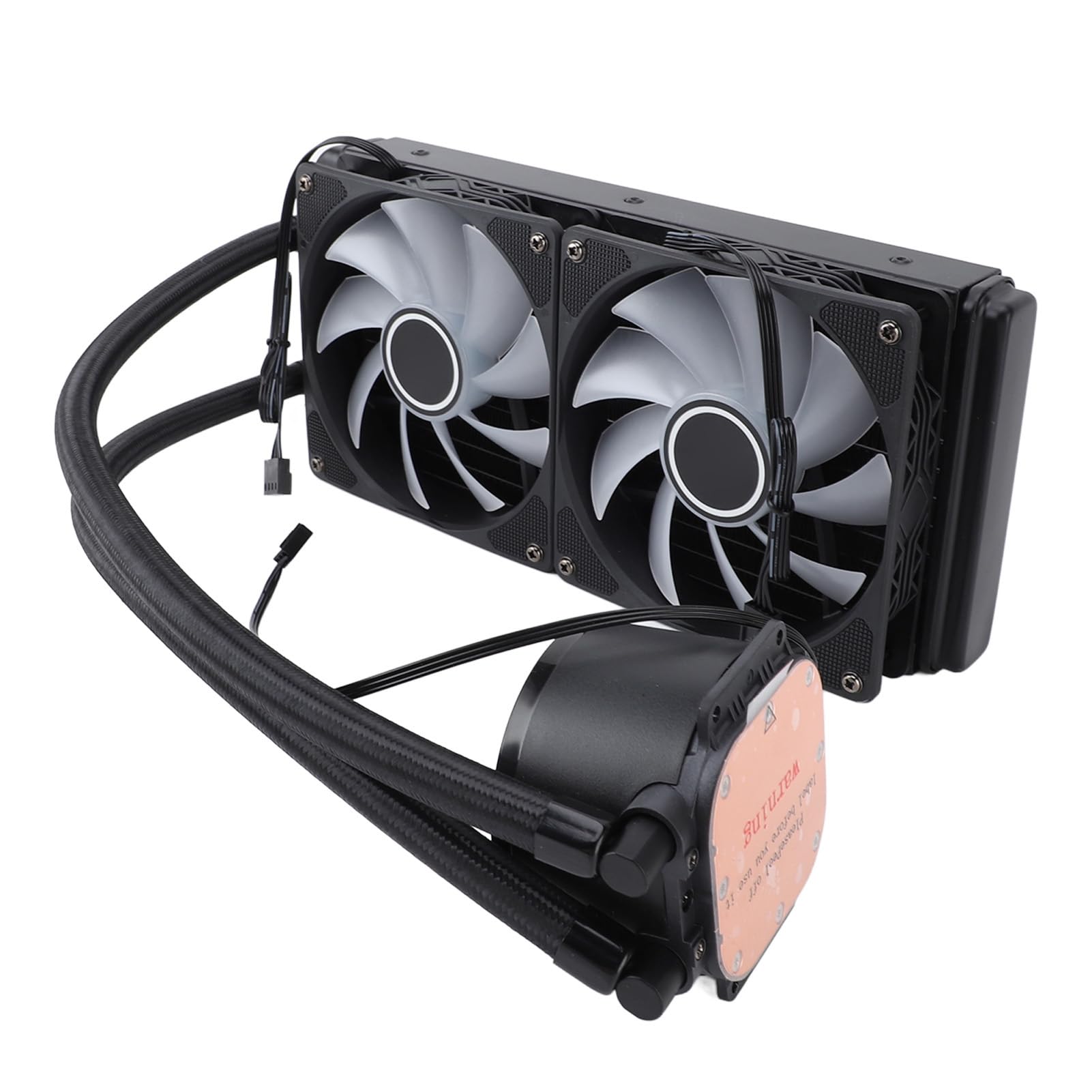 Cuifati 240mm Chłodnica CPU, Podwójne PWM 120mm ARGB Wentylatory