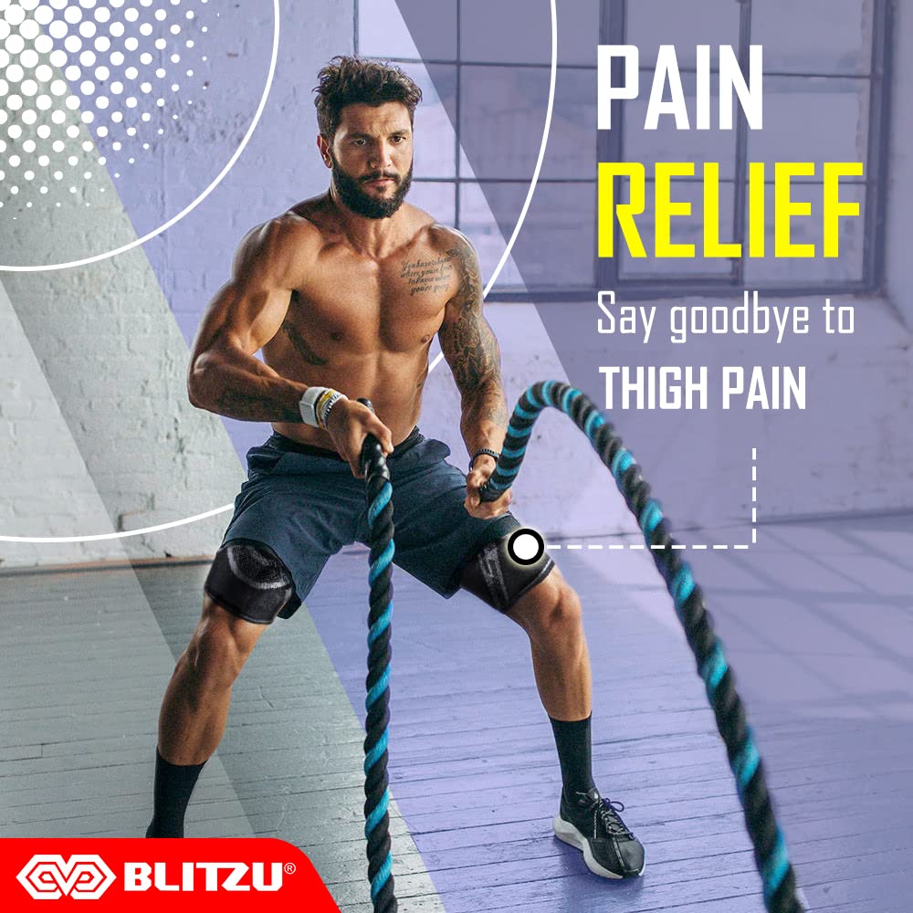 Buy Hamstring Compression Sleeve (Pair) Thigh Compression Sleeves for