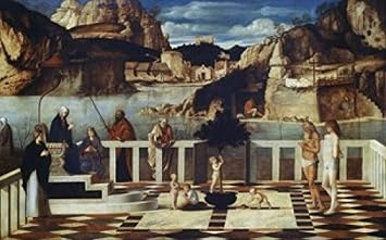 Sacred Allegory Giovanni Bellini ca1430-1516 Italian Oil On Wood Panel Galleria degli Uffizi Florence Italy Poster Print 18 x 24