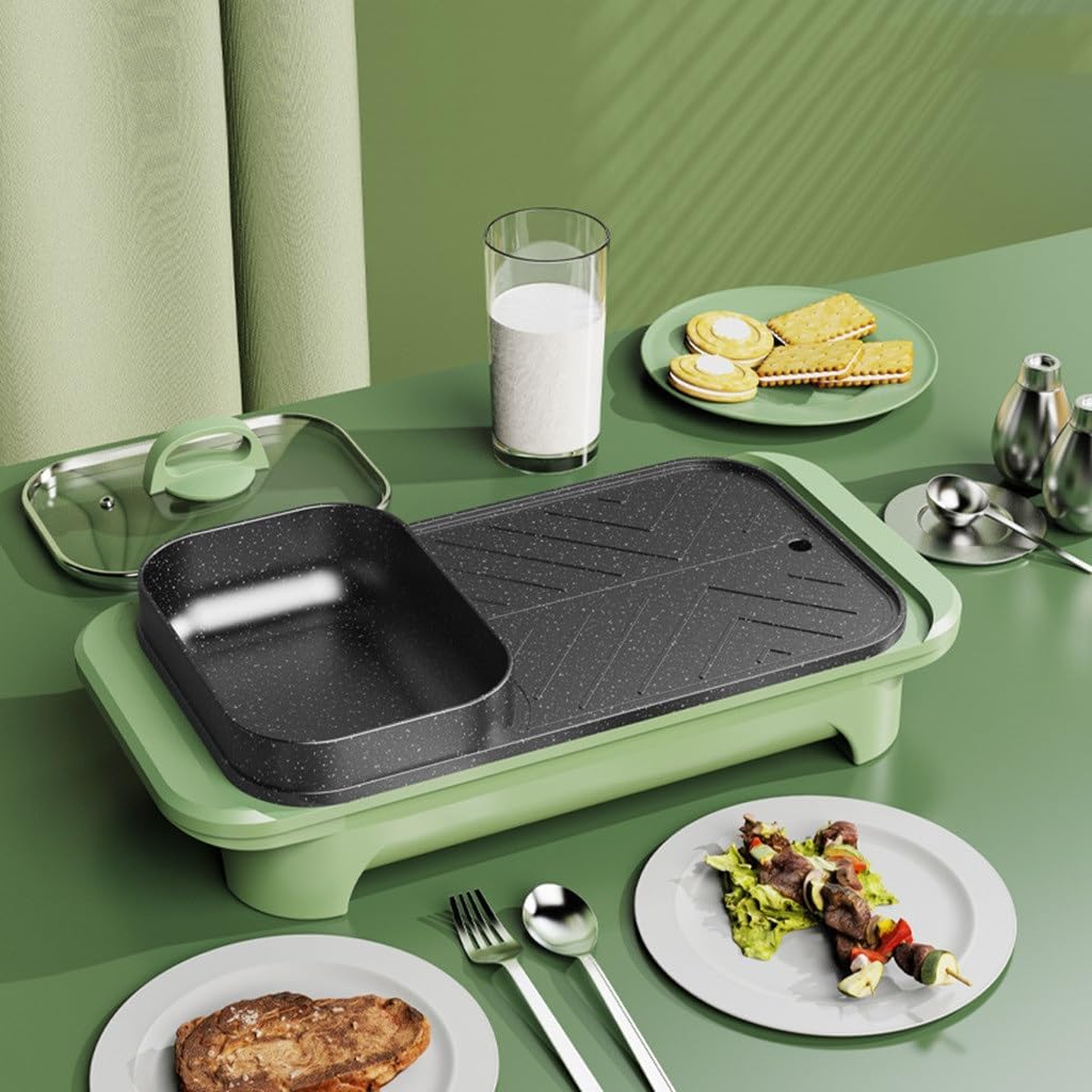 Integrated Pot Household Multifunctional Square Electric Hot Baking Dish Barbecue Electromechanical