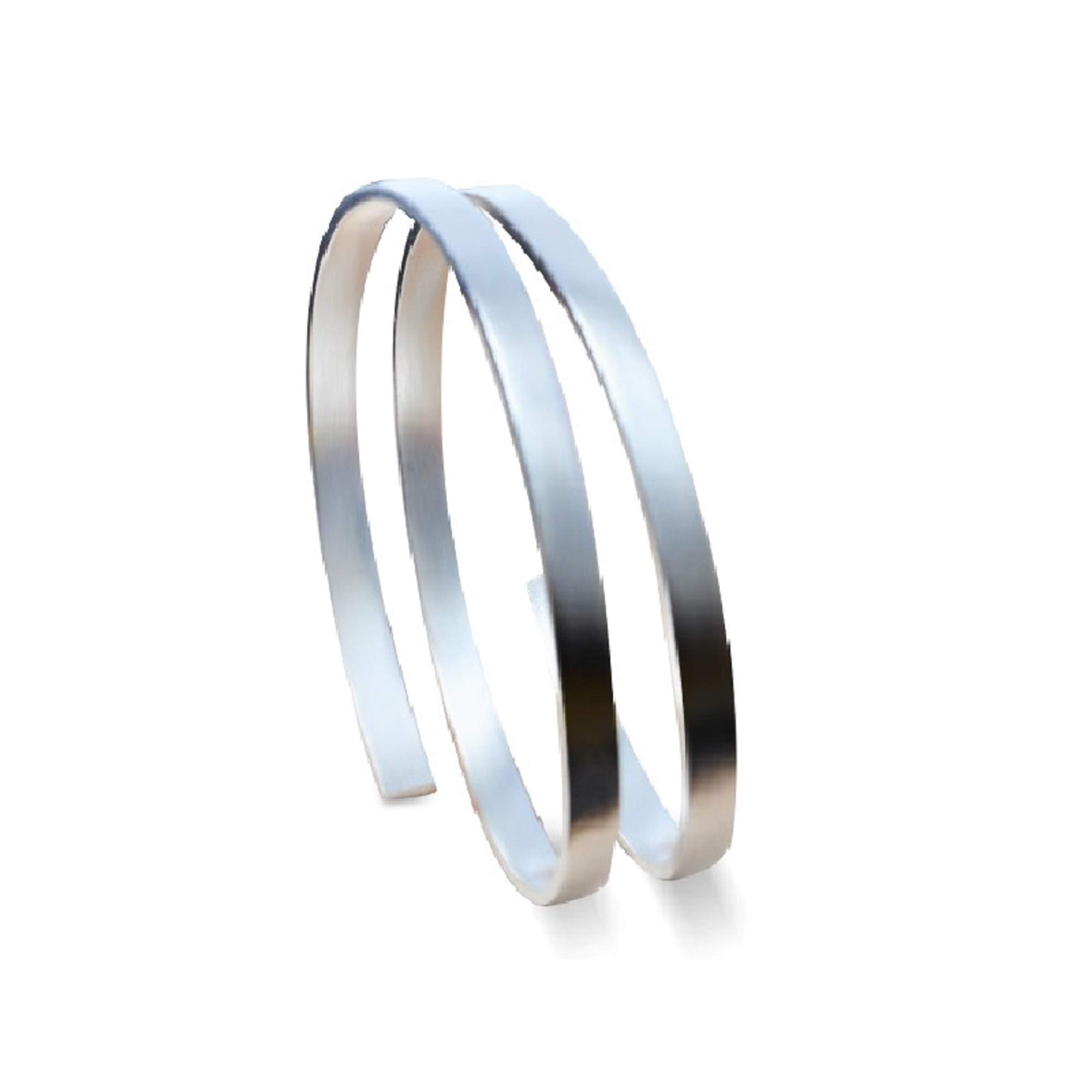 Fili scintillanti in argento Sterling 925 lucido mezzo duro stile