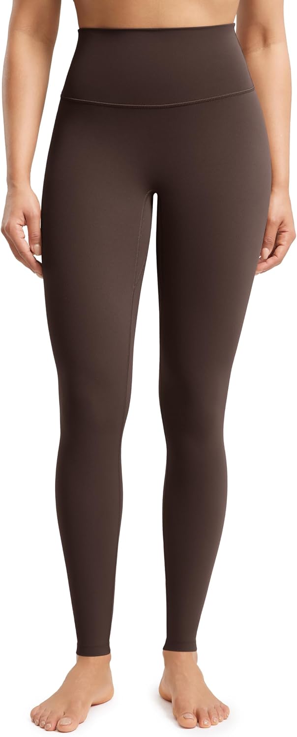 ENERBLOOM Workout Leggings for Women 25"/28" No Front Seam Yoga Pants Athletic High Waisted Soft Gym Tights Running