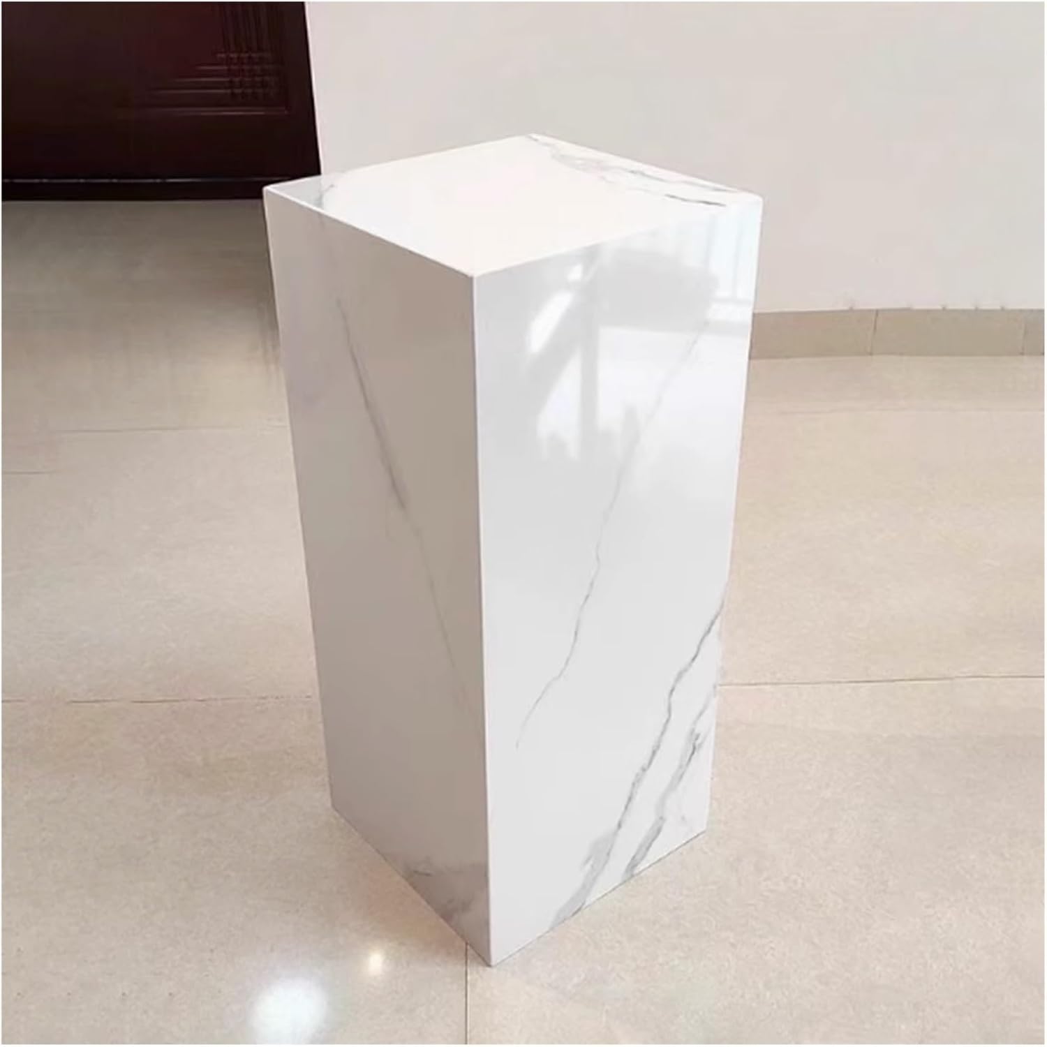 Display Pedestal Stand for Home Décor, Art Showcase & Sculpture Prop Base, Riser Column for Clothing Store & Living Room - 40x40x60cm Elegant Design
