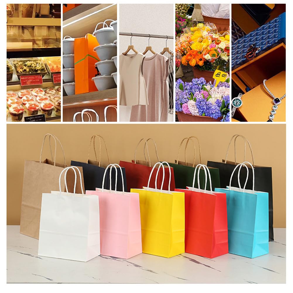 Torebki na prezenty, 25 sztuk, 25 x 12 x 33 cm, torebki papierowe w kształcie serca, z uchwytem, torebki papierowe do noszenia, torebki na prezenty, prezenty dla gości, torebki imprezowe, na Boże