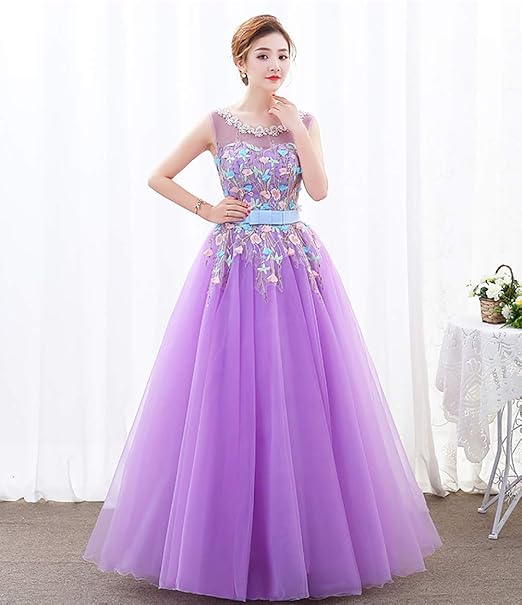 Amazon | ウェディングドレス 二次会 花嫁 フォーマルドレス ロング  